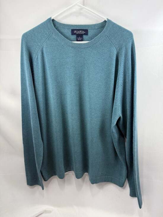 Lot of 4 Brooks Brothers 100% Pure Cashmere Sweaters Mens XL V-Neck & Crewneck - Picture 10 of 16